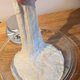hand pulling dough